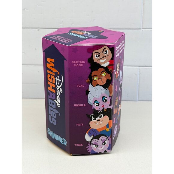 Disney Villains Shimmer Wishables Mystery Blind Box Plush NEW Sealed NIB Purple - Picture 2 of 4